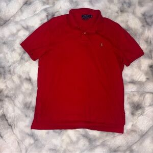 Polo by Ralph Lauren Men's Bold Red Polo Shirt